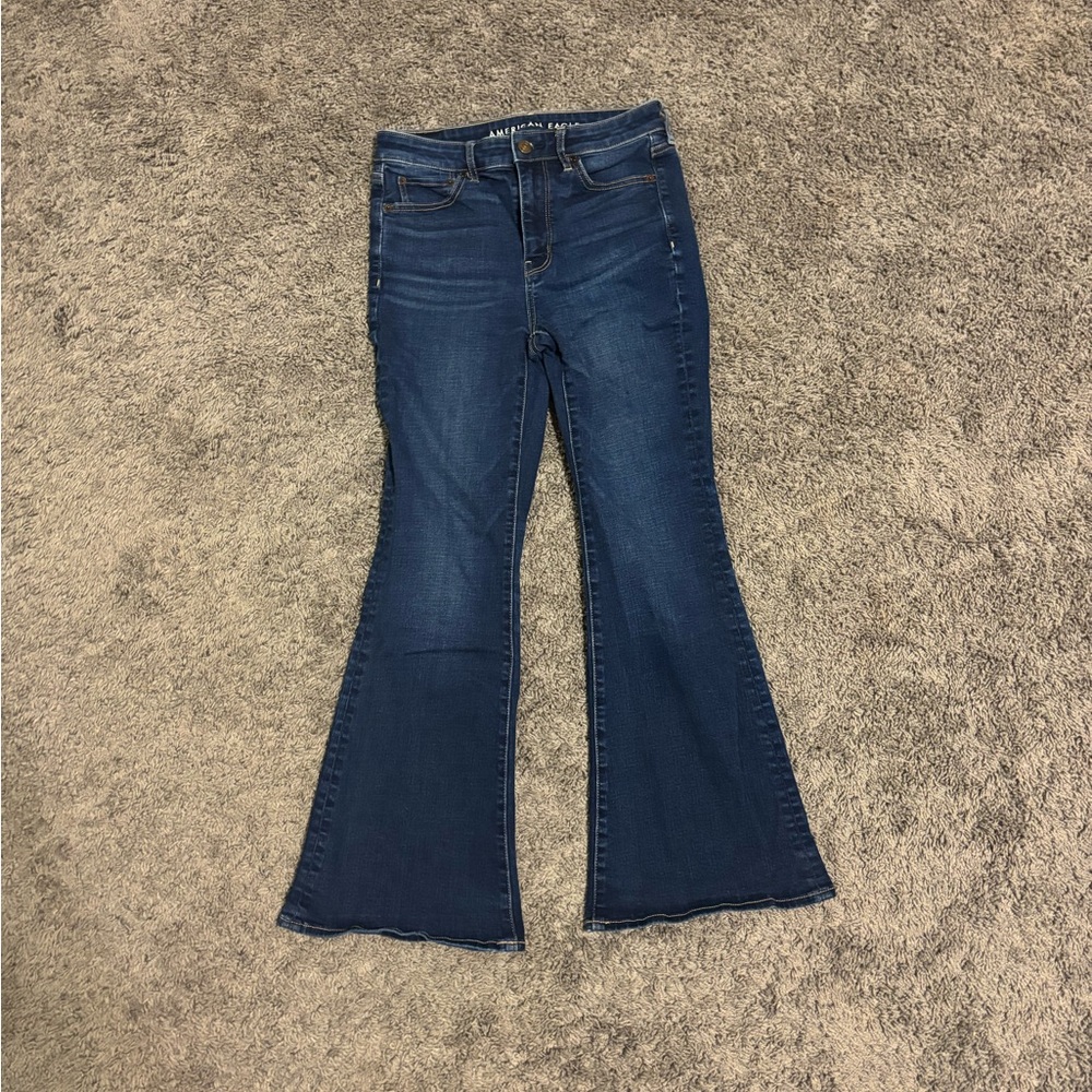 Women's Blue Flare Jeans